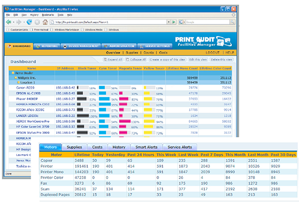 PrintAudit Dashboard